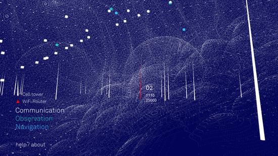 身邊的WiFi信號被可視化，會是怎樣一副情景？